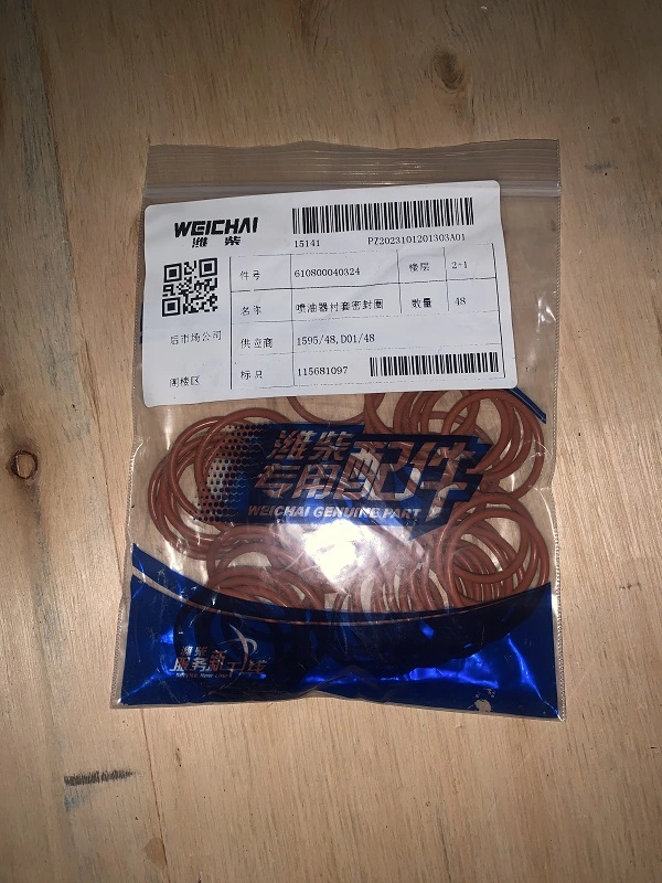 Weichai Construction Machinery Parts Sealing Silicone O Ring 610800040324 0