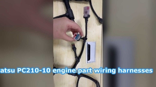 Komatsu PC210-10 engine  part wiring harnesses 6755-81-9310