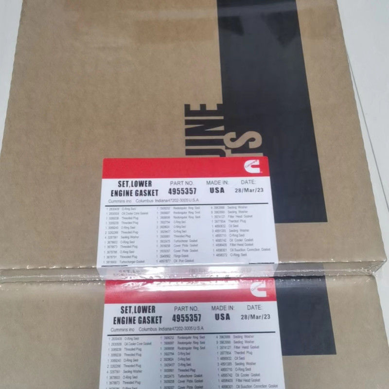 cummins engine QSB4.5 ISB engine spare parts 4955357 engine gasket lower set gasket