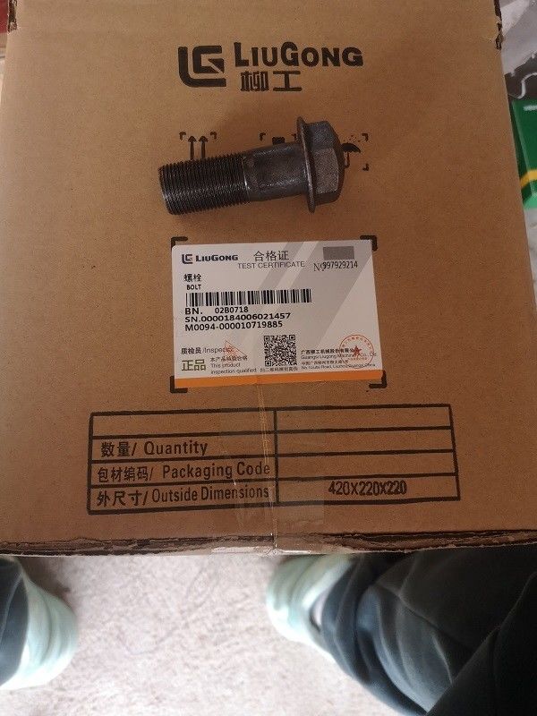 Retail Bolt Nut Stainless Steel Bolt 02B0476/02B0718/02B0353/00B0058/01B1387 For Liugong