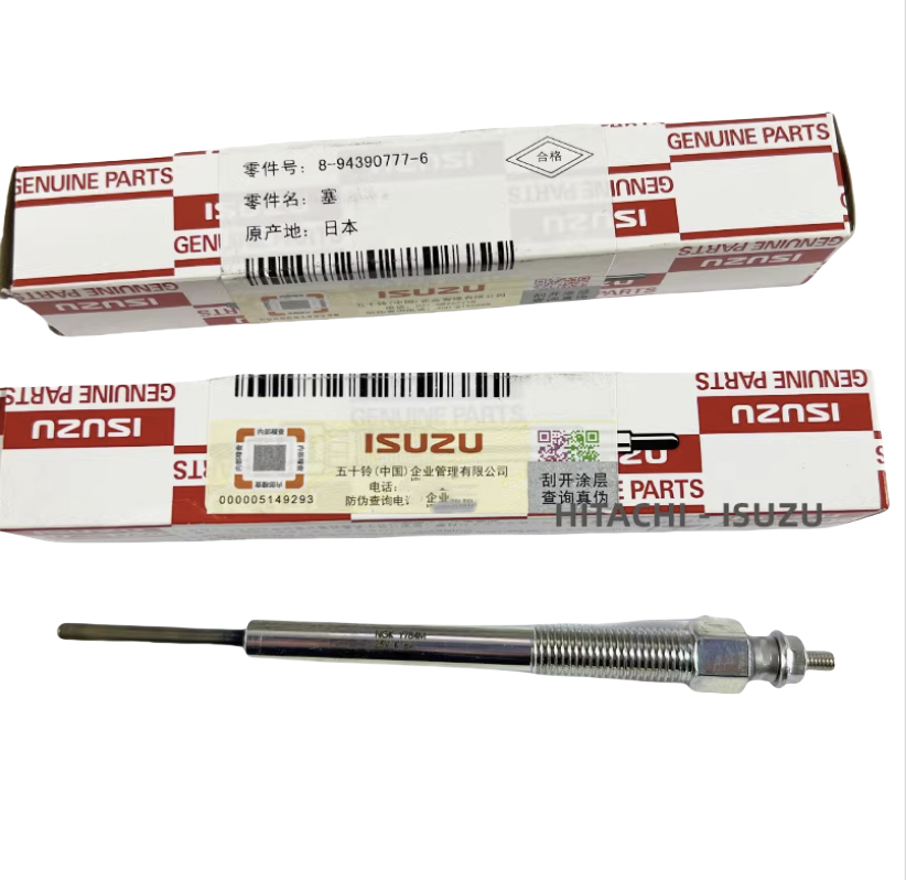 ISUZU 4HK1 6HK1 Engine Genuine Spare Parts Original 8-94390777-6 8-97600096-3 Glow Plug